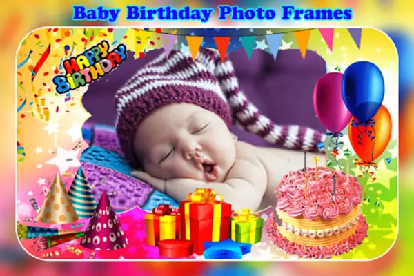 Happy Birthday Photo Frame android App screenshot 1