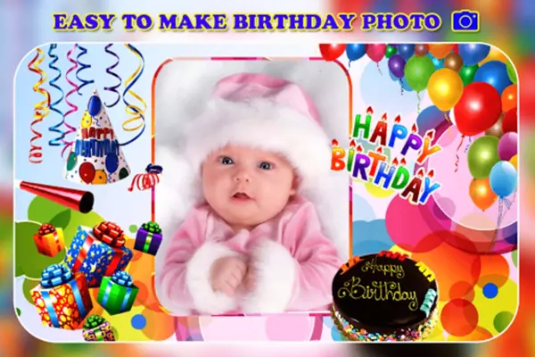 Happy Birthday Photo Frame android App screenshot 4