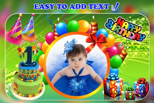 Happy Birthday Photo Frame android App screenshot 5